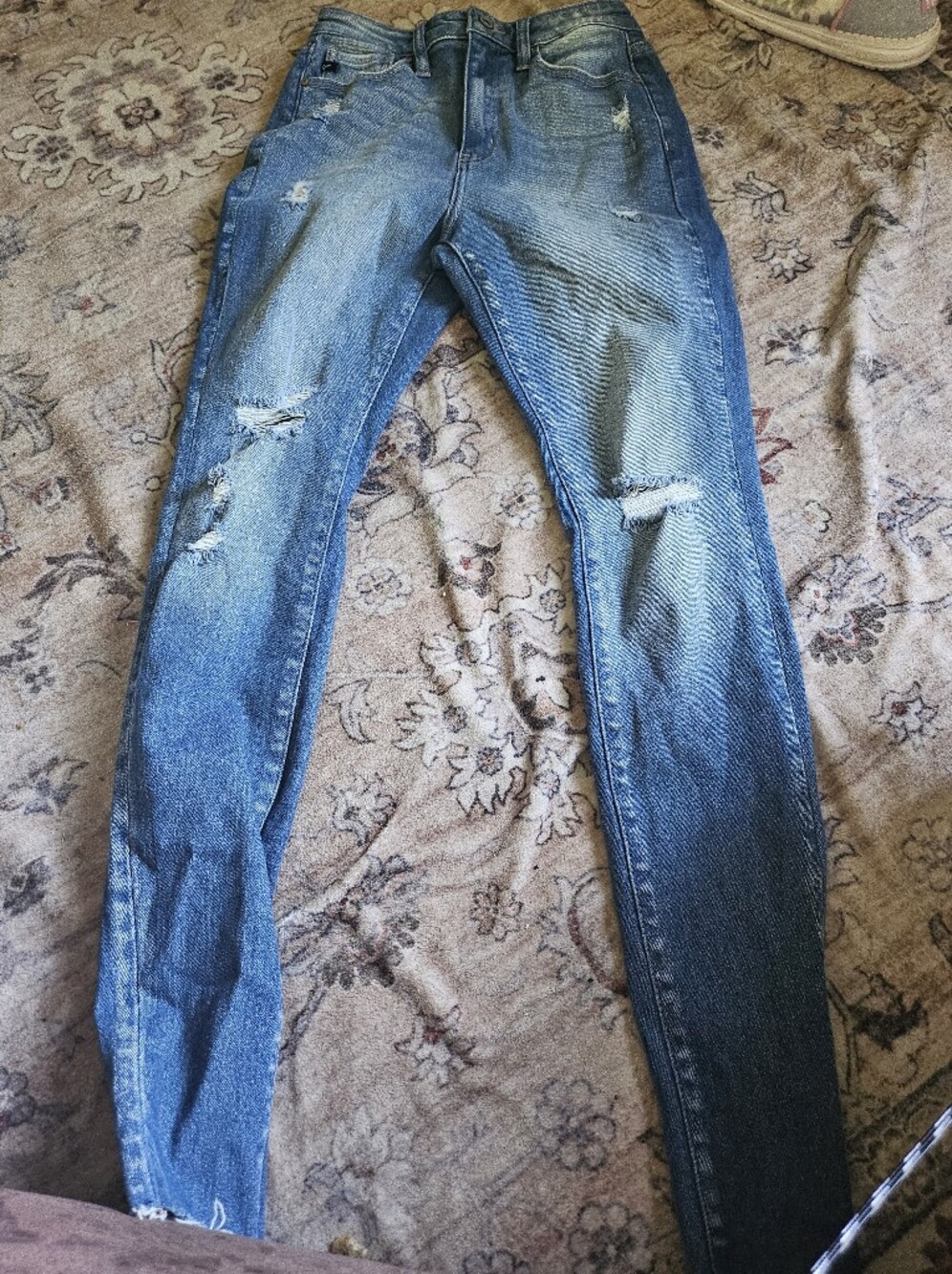 KanCan Distressed Dark Blue Skinny Jeans